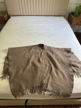 Eileen Fisher Alpaca Silk Boucle Poncho